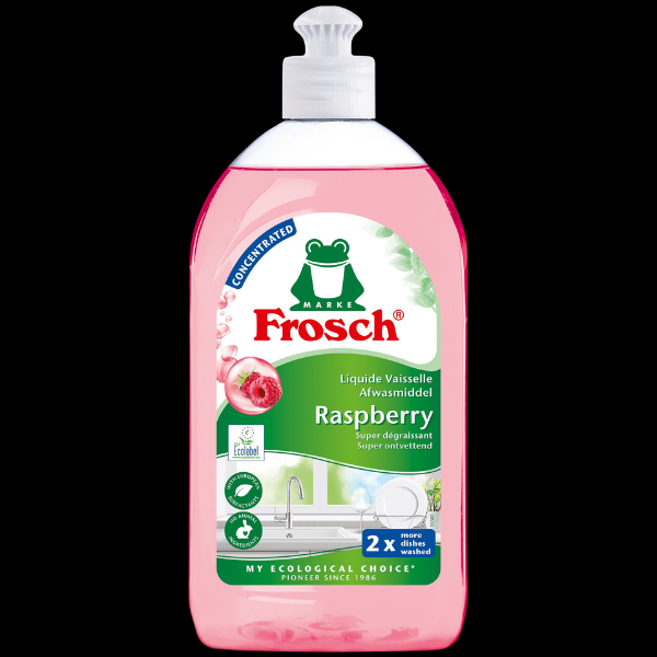 Frosch Afwasmiddel Raspberry 500 ml.