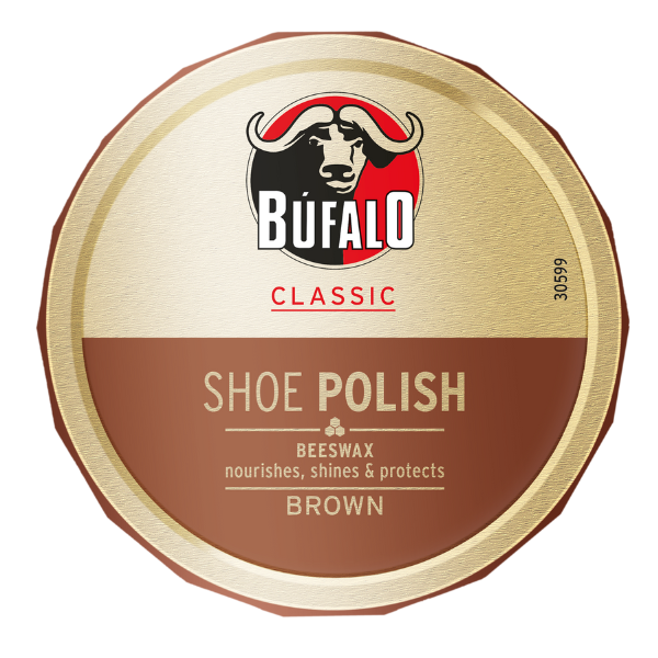 Bufalo Shoe Polish Bruin 75 ml