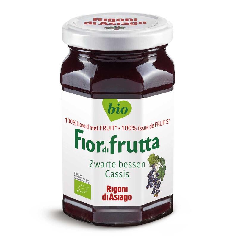 Fiordifrutta Zwarte Bessen Cassis Confituur 250 gram