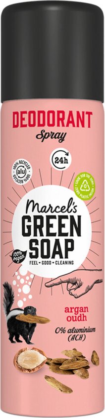 Marcel's Green Soap - Deodorant Spray Argan & Oudh (150 ml.)