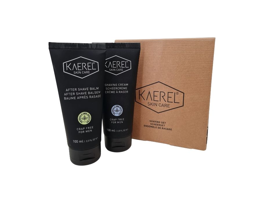 	
Kaerel Skin Care - Scheerset - Scheercrème + After Shave Balm