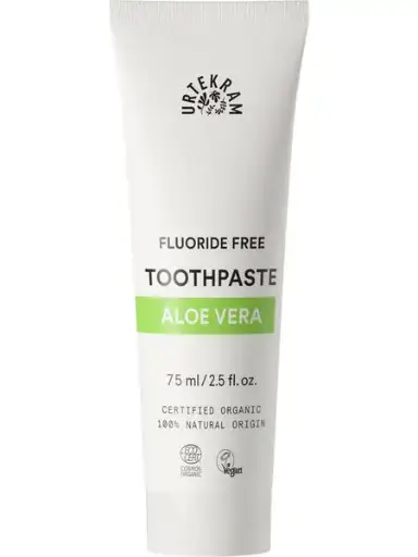 Urtekram Tandpasta Aloë Vera - zonder fluor - 75 ml.