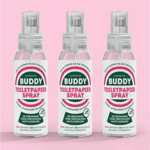 The Good Brand - 3 x Buddy Toiletpapierspray (3 x 100 ml.)