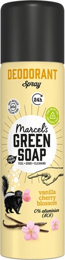 Marcel's Green Soap - Deodorant spray vanille en kersenbloesem 150 ml