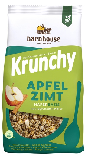 Barnhouse Krunchy Appel-Kaneel Bio 375g