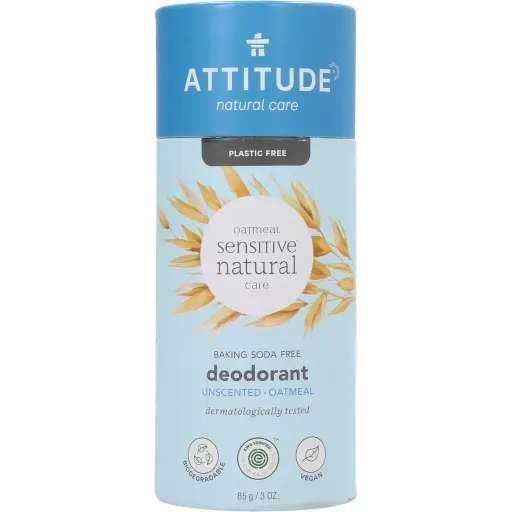 Attitude Baksodavrije Deodorant Parfumvrij - 85 gram